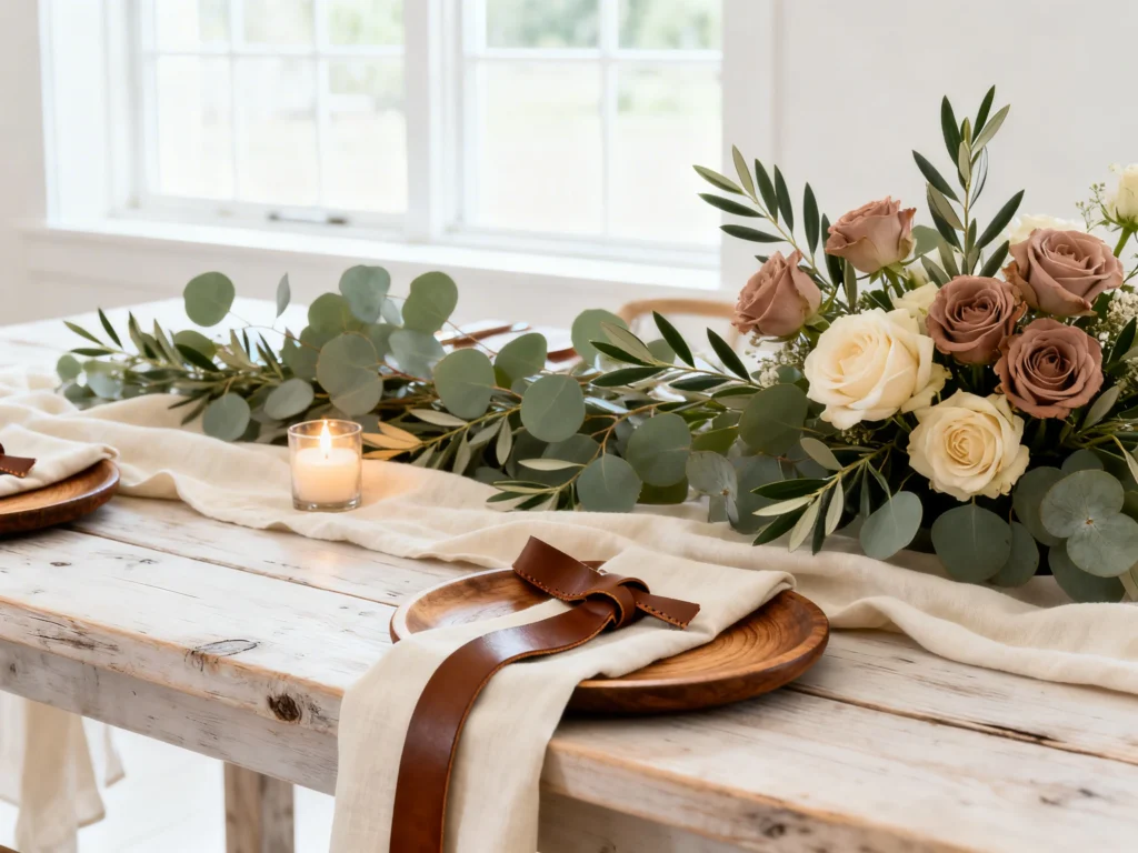 Cream, Sage, Dusty Rose & Mocha: Rustic Wedding Color Palette Ideas That Look Modern