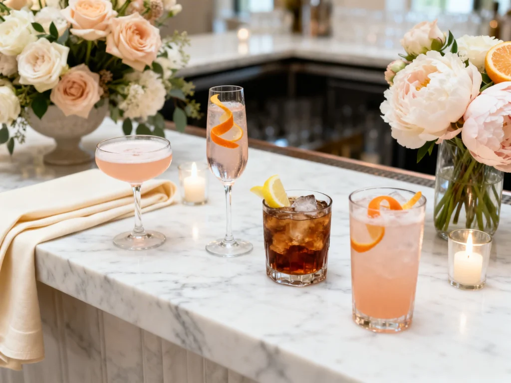 Theme-Matching Wedding Signature Cocktails: Unique Ideas for Every Style