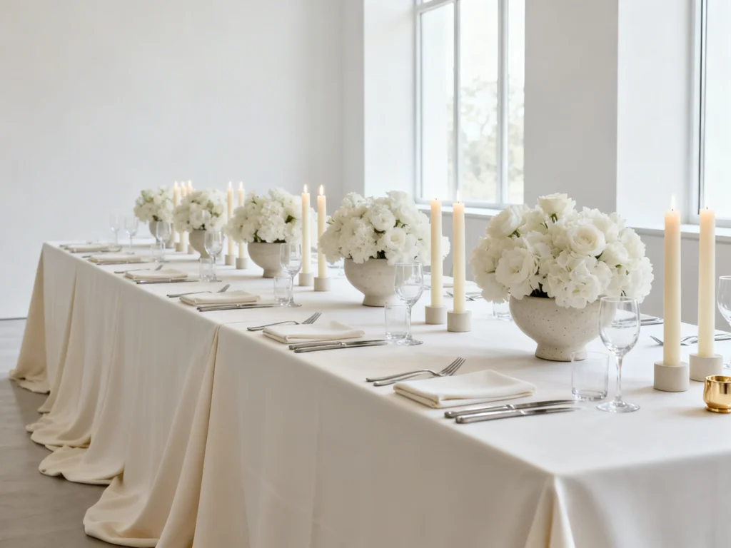10 Minimalist Wedding Decor Ideas That Look Luxurious and Modern