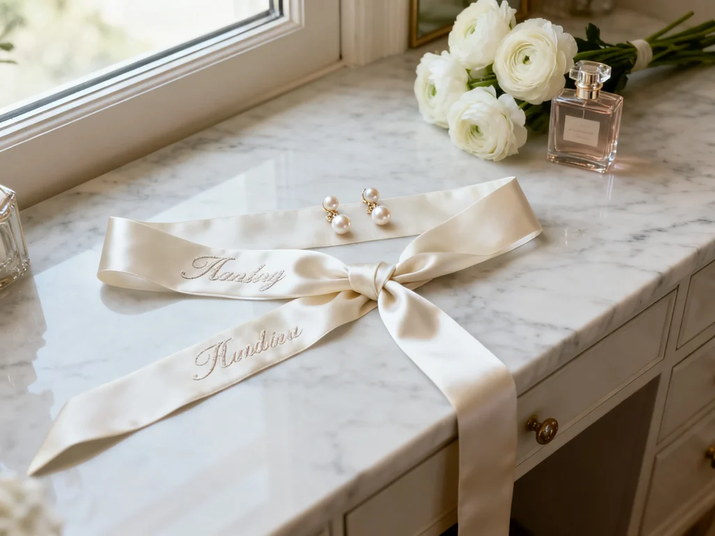 10 Classy Bride Sash Ideas That Look Elegant in Photos (Not Cheap or Overdone)